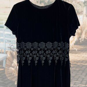 Betsy's Things Formal Velvet Sheath Dress Size 8 Vintage